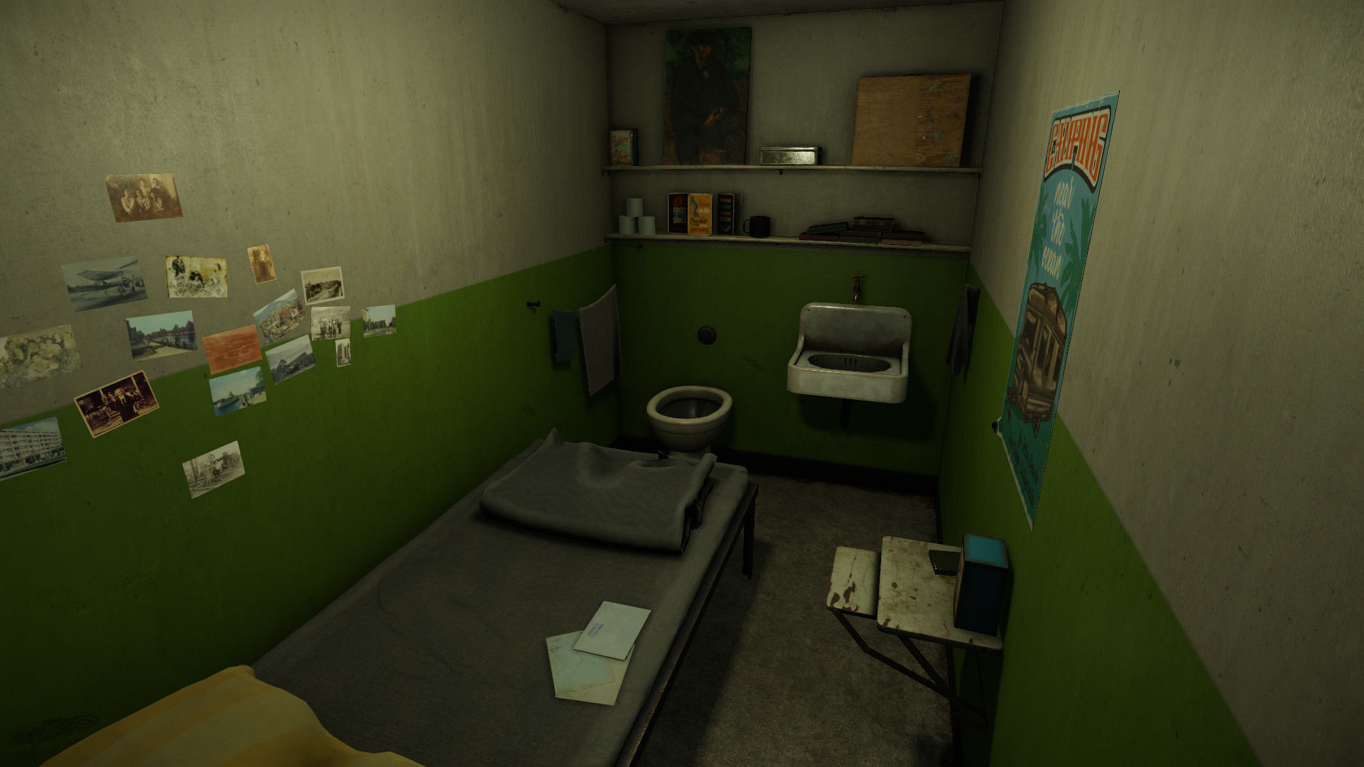 Low-Poly Prison Cell Pack Low-poly 3D model_2