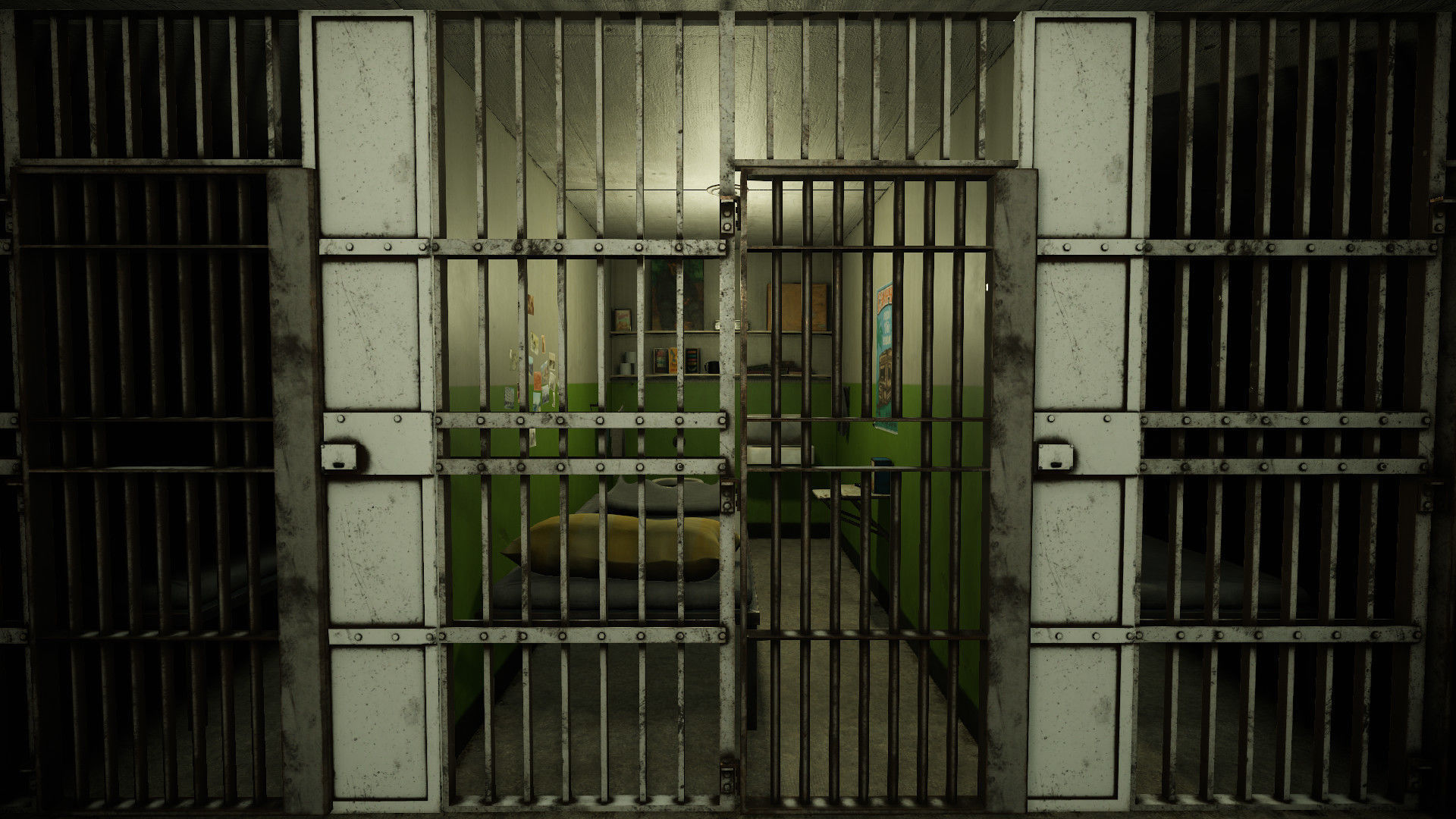 Low-Poly Prison Cell Pack Low-poly 3D model_1