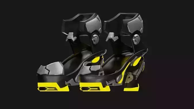 Samus shoes 3D 3D print model