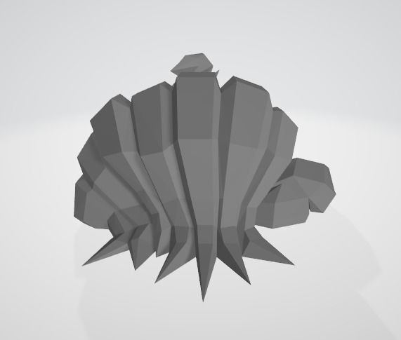 Ninetales Low Poly Pokemon 3D print model_5
