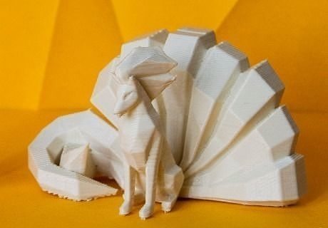 Ninetales Low Poly Pokemon 3D print model