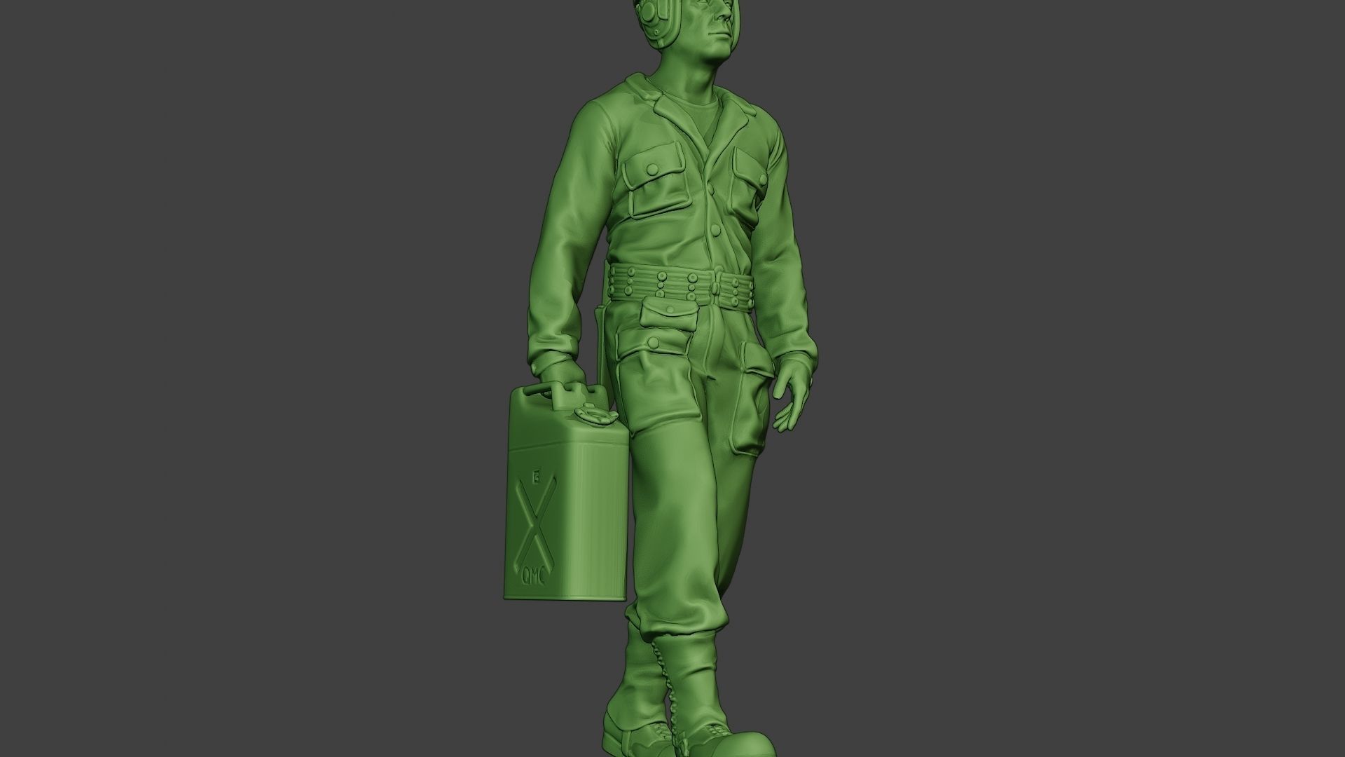 American Tank Crew unit ww2 Walk ATC1 3D print model_13