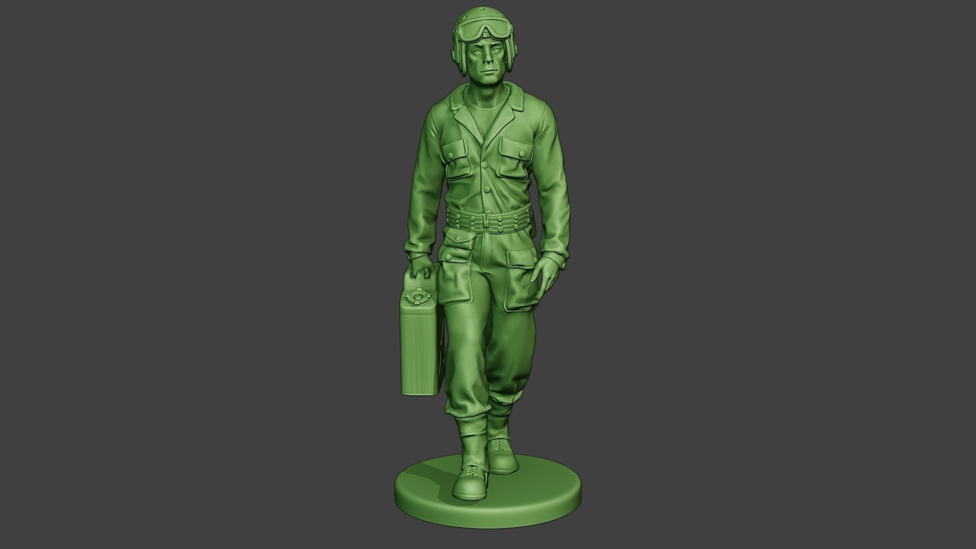 American Tank Crew unit ww2 Walk ATC1 3D print model_11