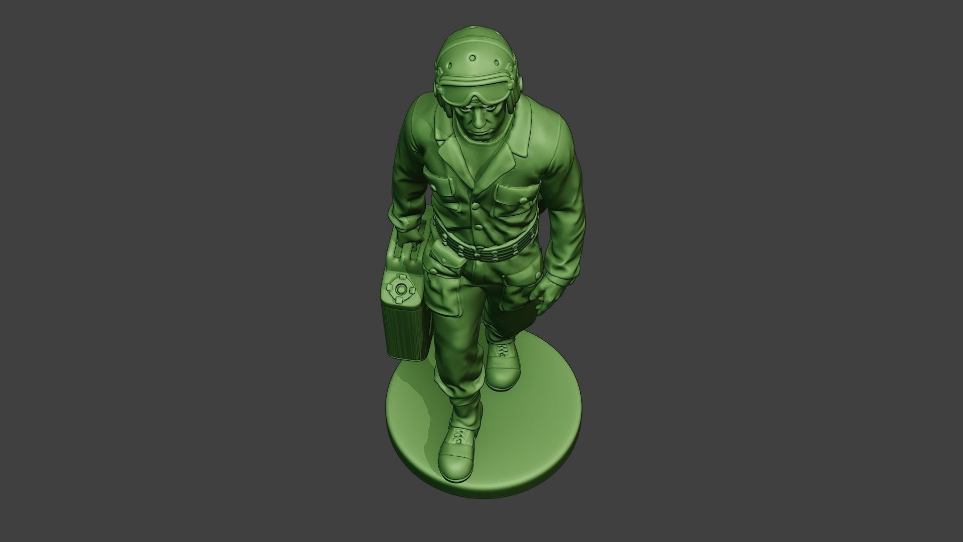 American Tank Crew unit ww2 Walk ATC1 3D print model_14