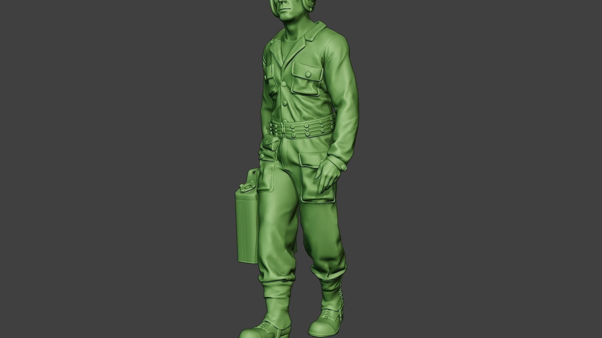 American Tank Crew unit ww2 Walk ATC1 3D print model_27