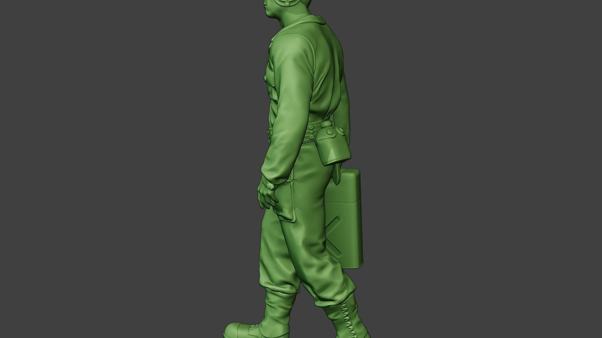 American Tank Crew unit ww2 Walk ATC1 3D print model_26