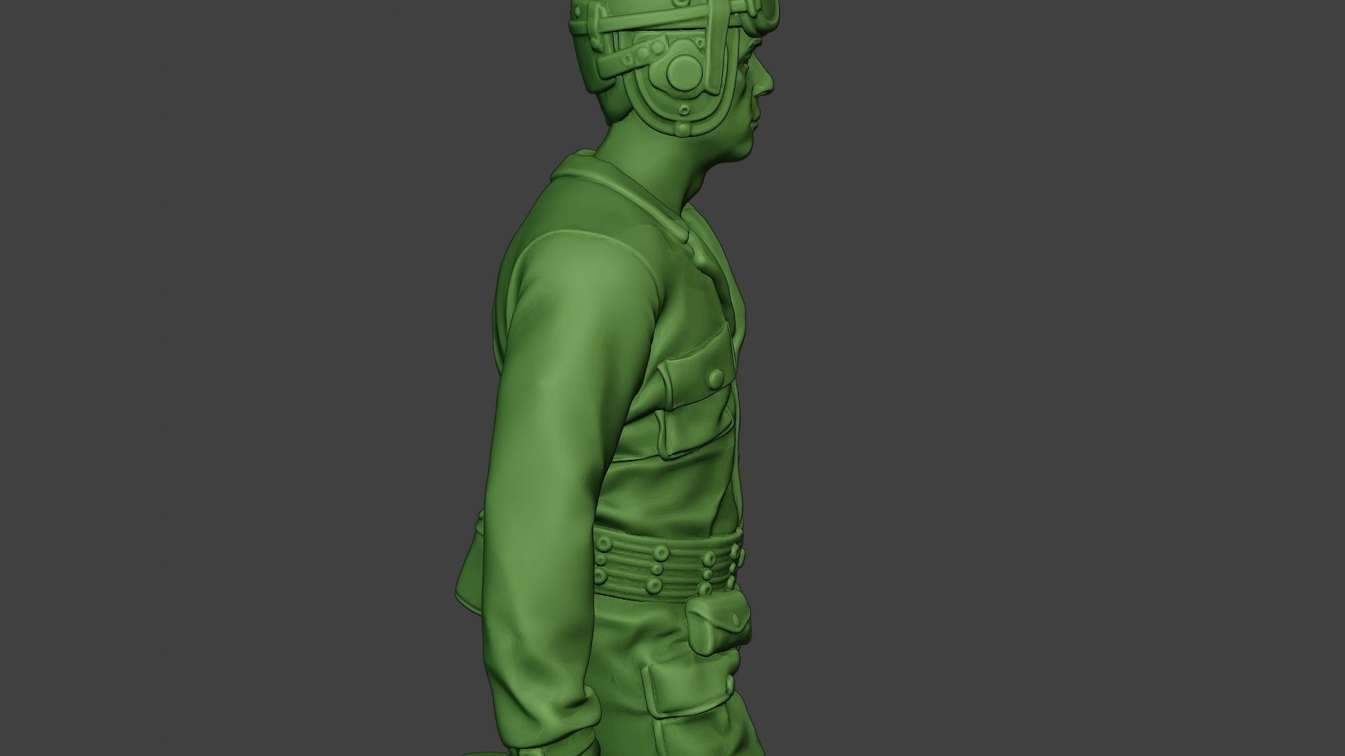 American Tank Crew unit ww2 Walk ATC1 3D print model_20