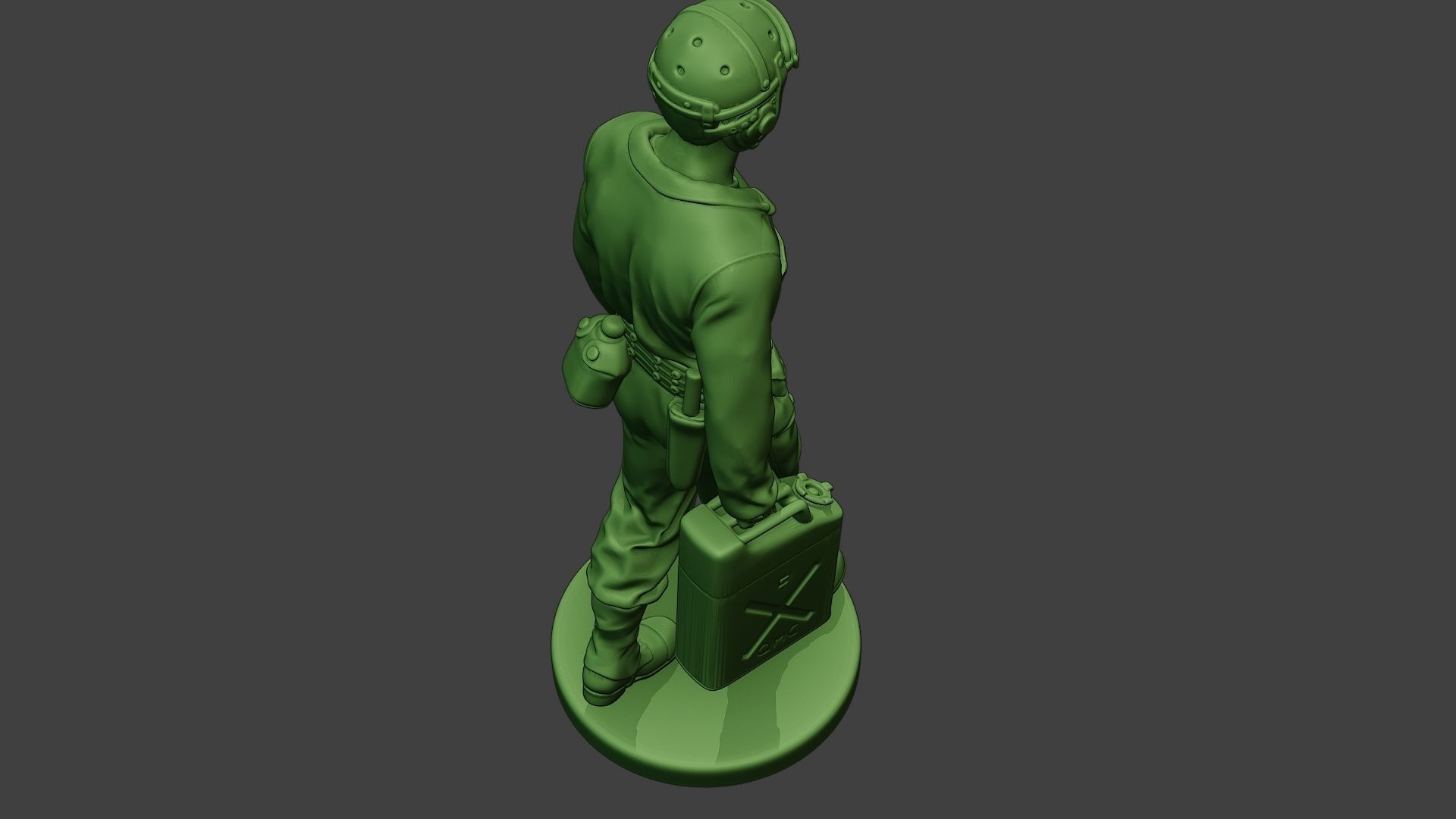 American Tank Crew unit ww2 Walk ATC1 3D print model_22