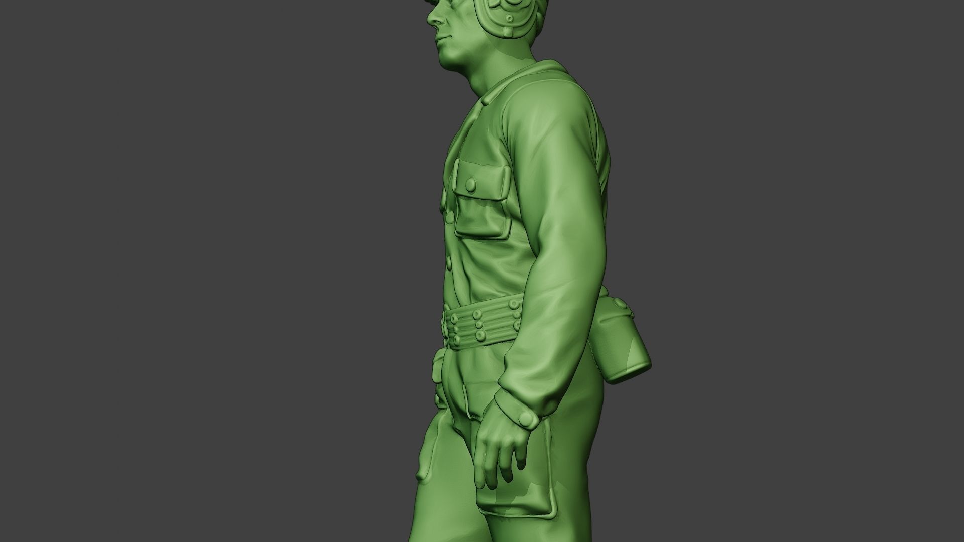 American Tank Crew unit ww2 Walk ATC1 3D print model_17