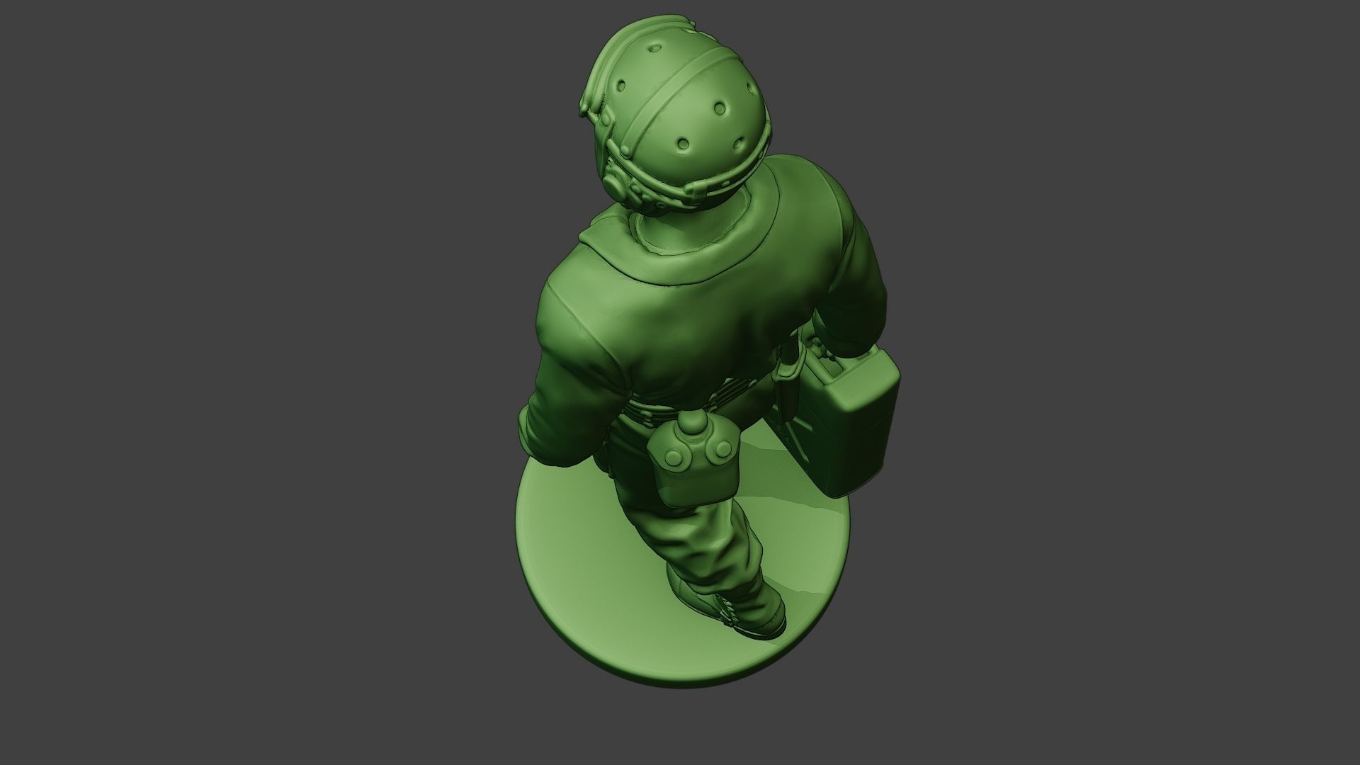 American Tank Crew unit ww2 Walk ATC1 3D print model_16