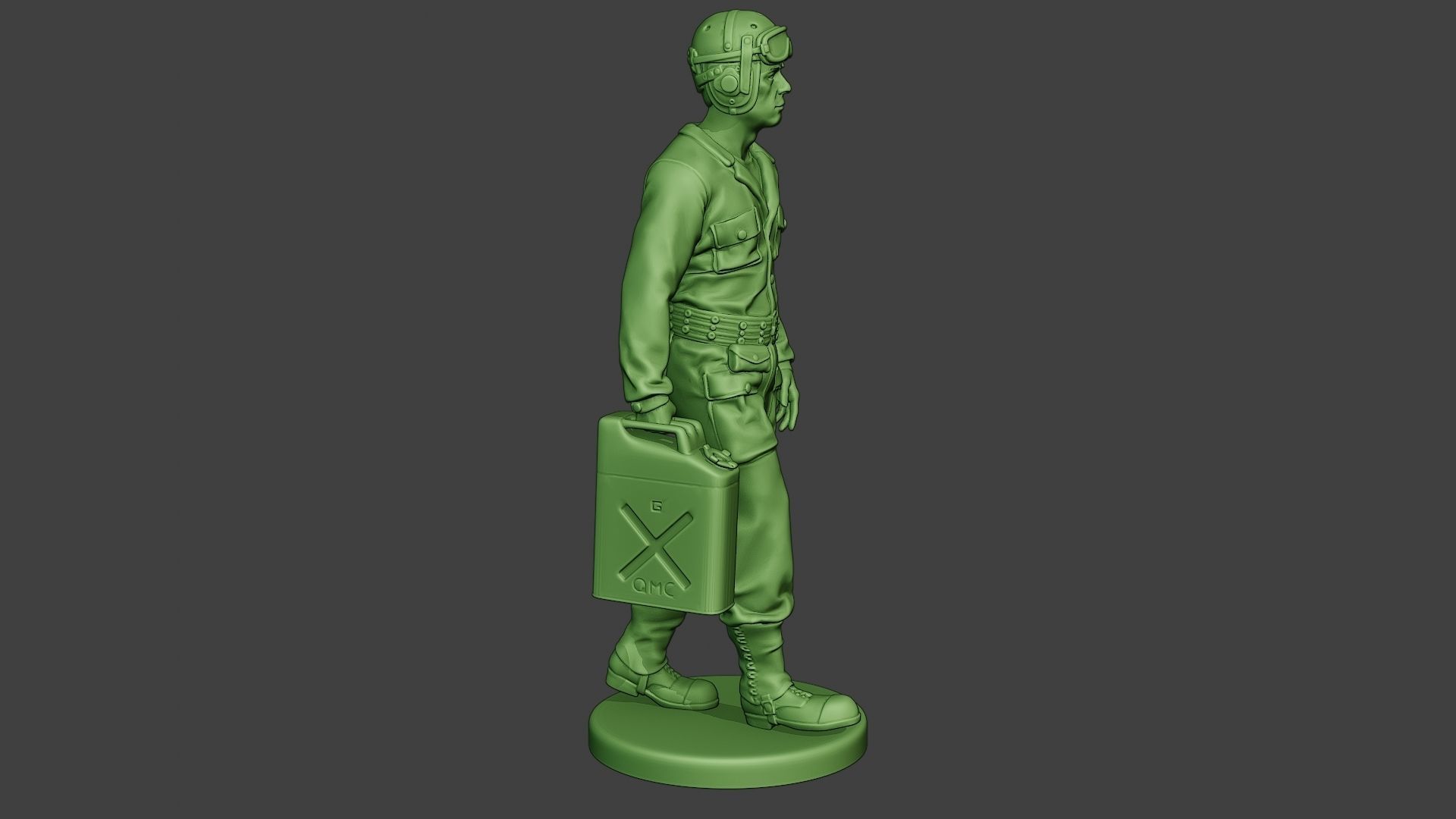 American Tank Crew unit ww2 Walk ATC1 3D print model_9