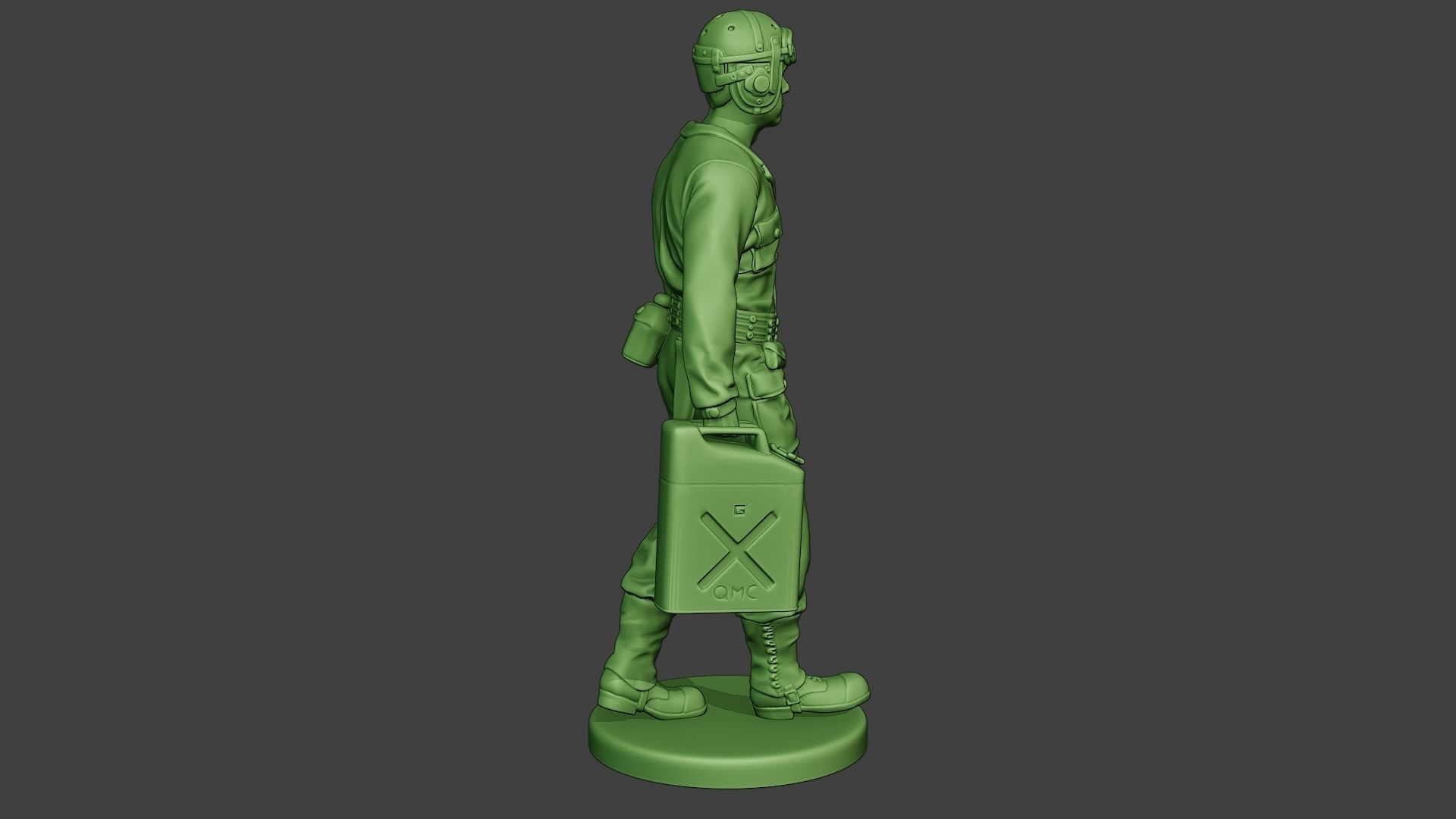 American Tank Crew unit ww2 Walk ATC1 3D print model_8
