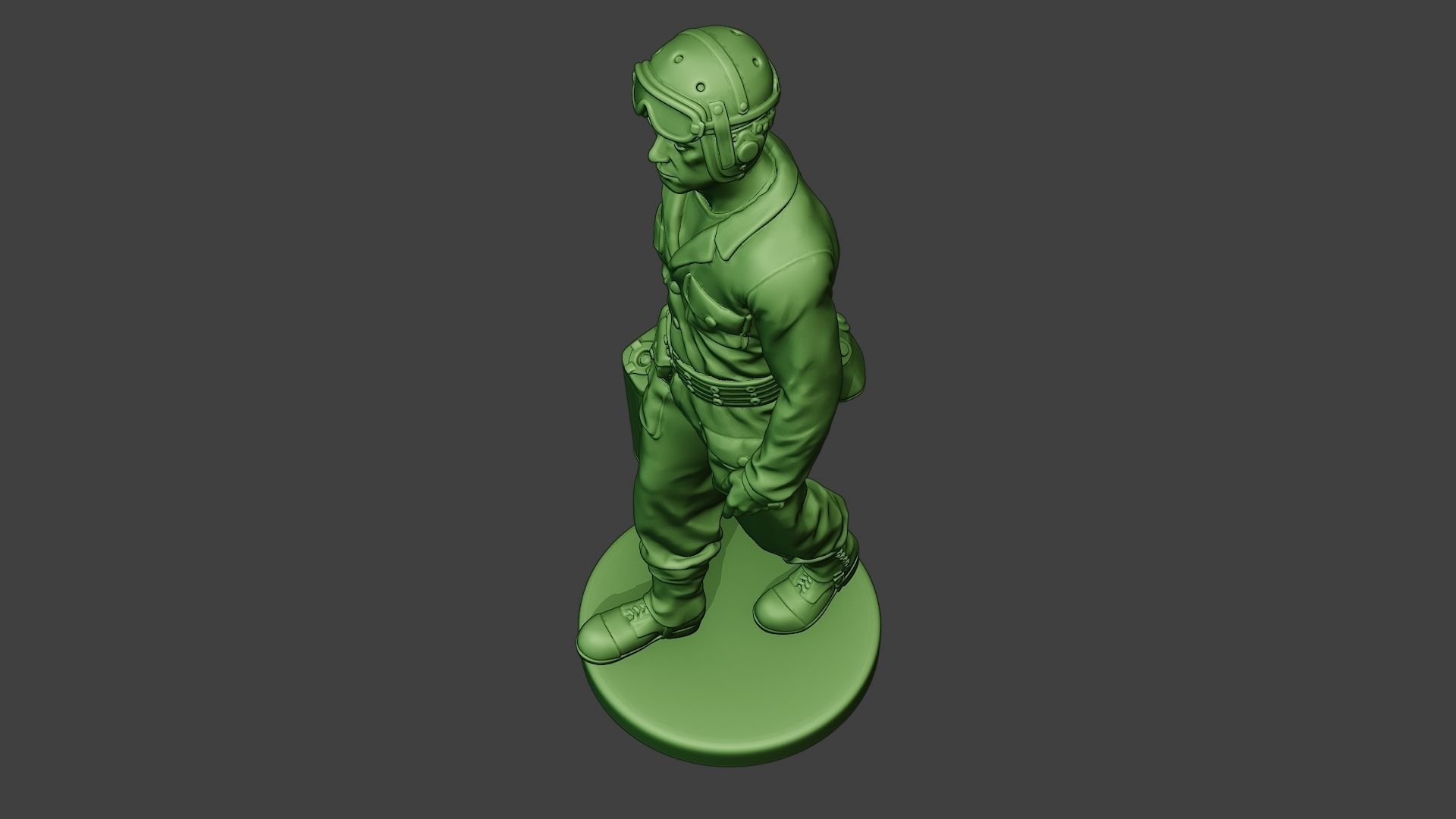 American Tank Crew unit ww2 Walk ATC1 3D print model_15