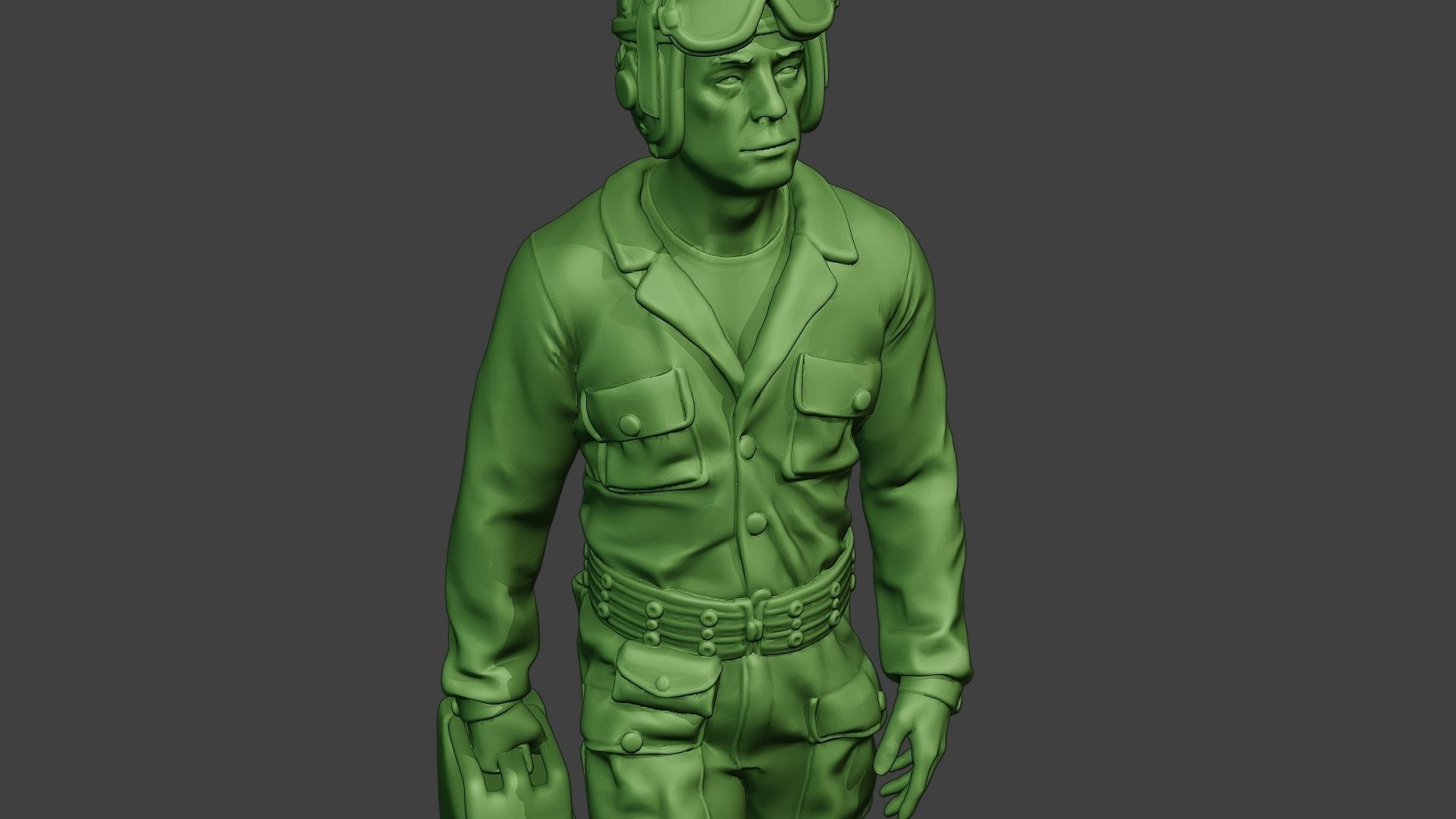 American Tank Crew unit ww2 Walk ATC1 3D print model_19