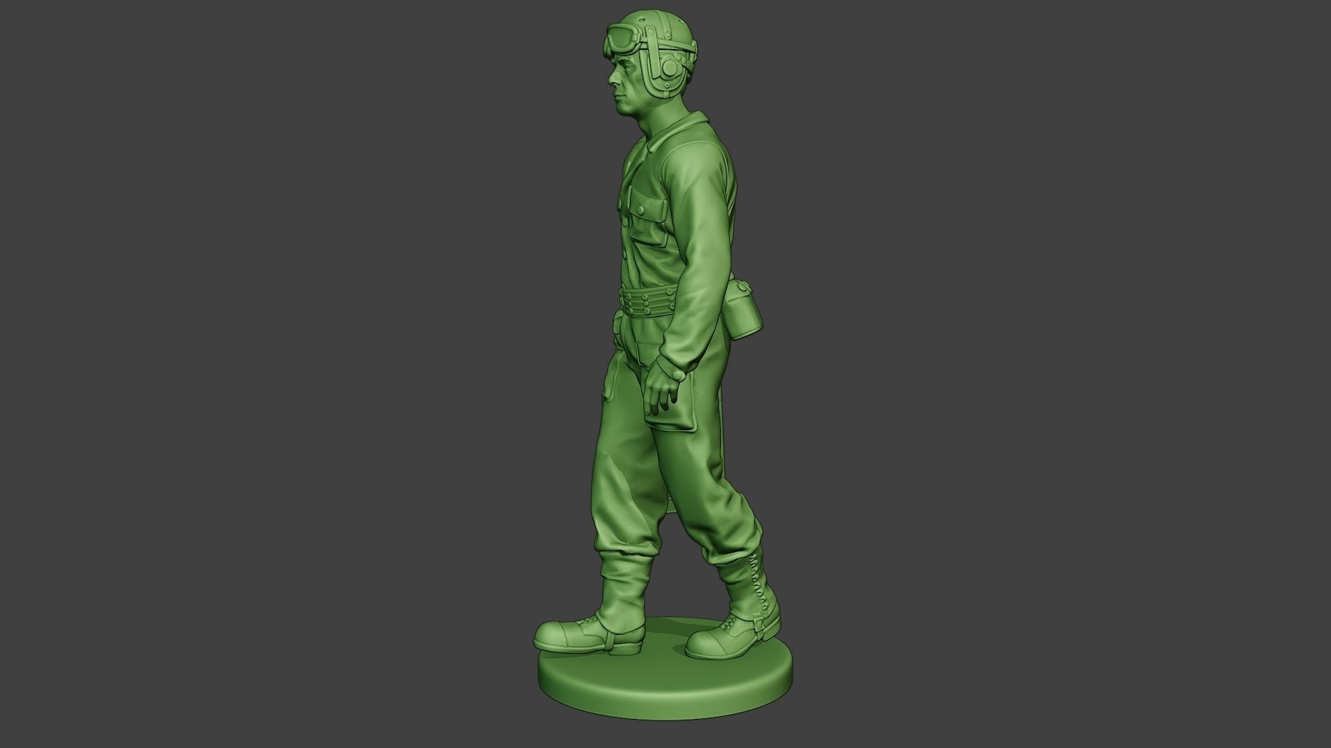 American Tank Crew unit ww2 Walk ATC1 3D print model_3