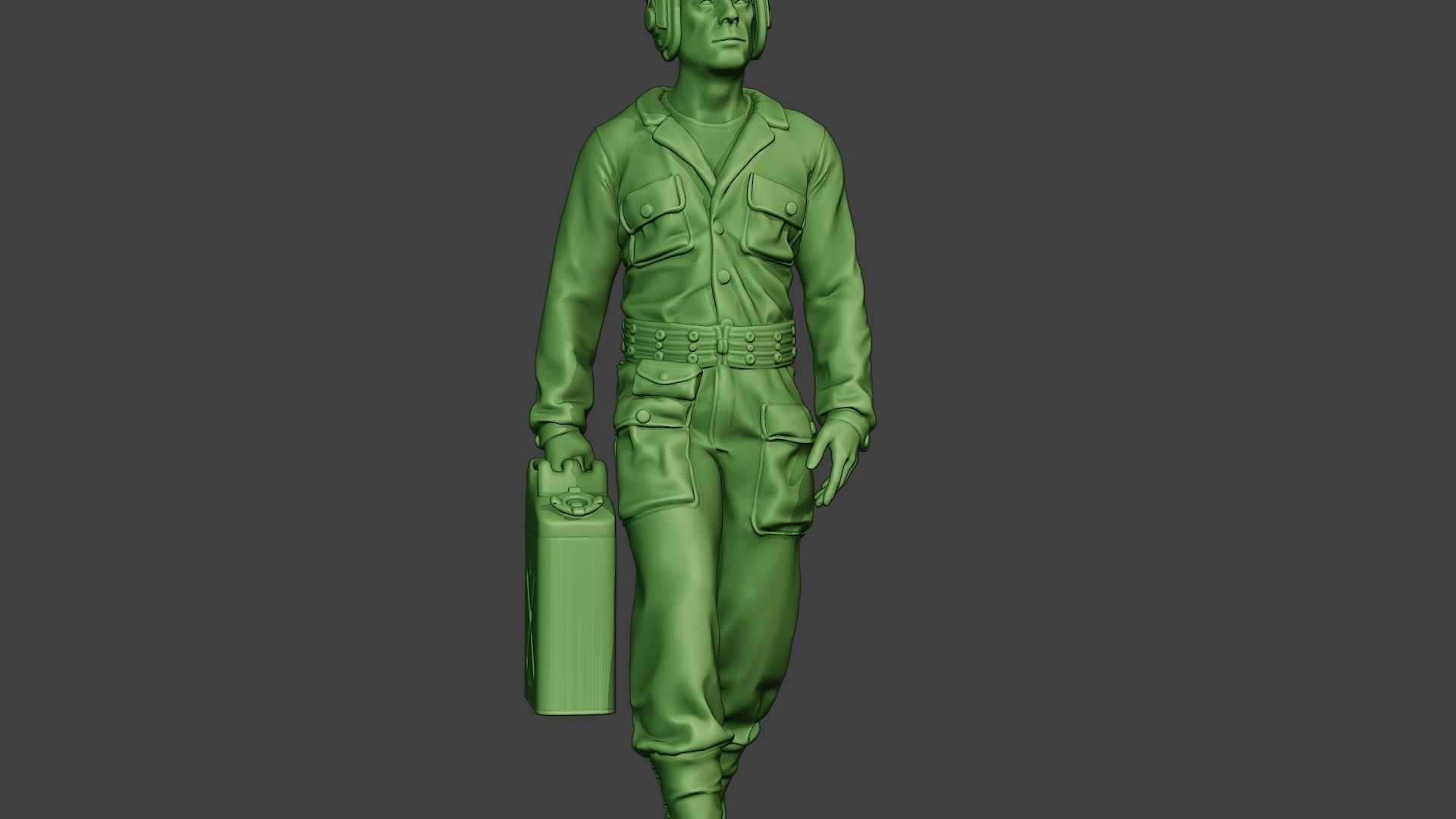 American Tank Crew unit ww2 Walk ATC1 3D print model_28