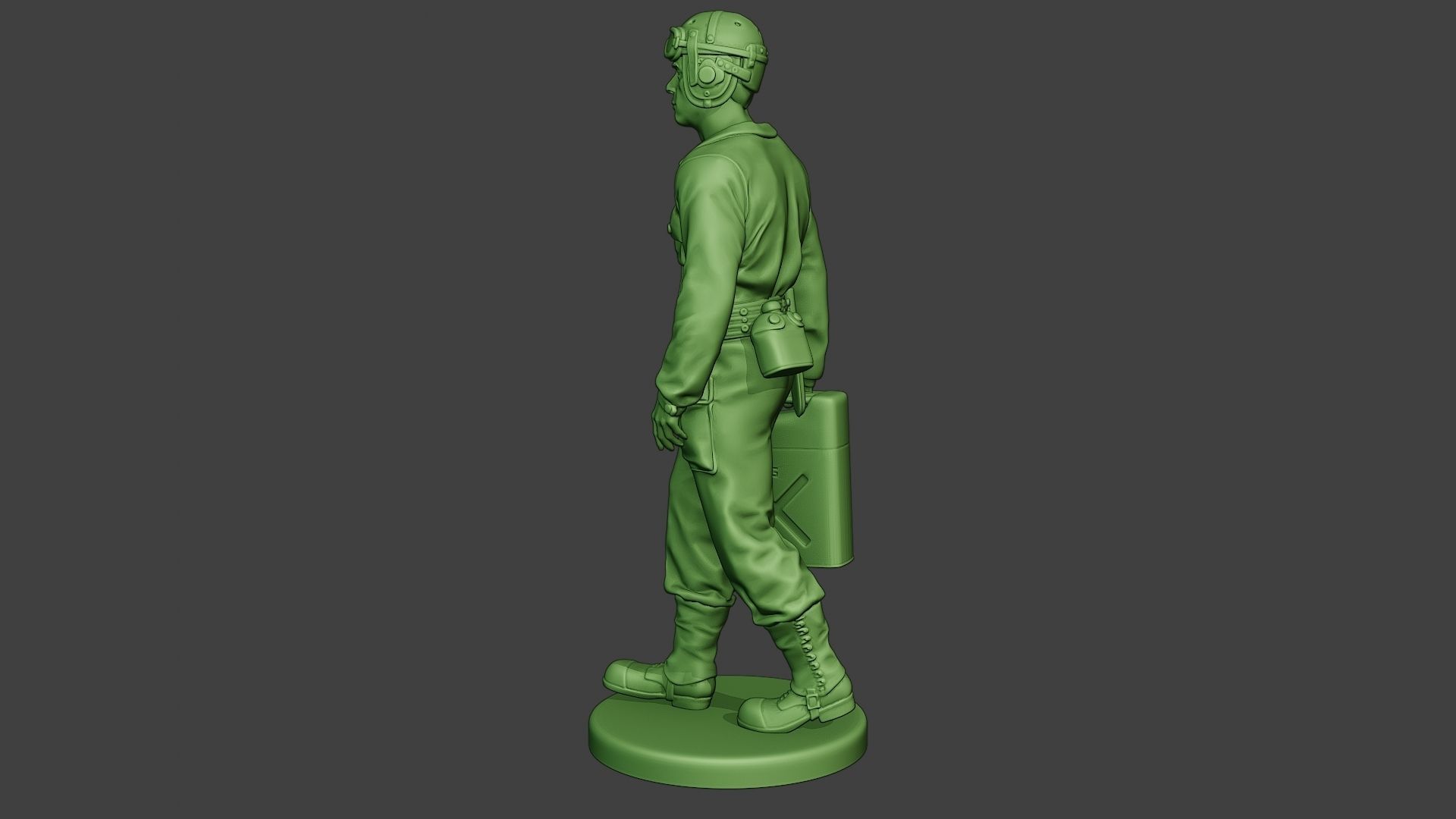 American Tank Crew unit ww2 Walk ATC1 3D print model_4