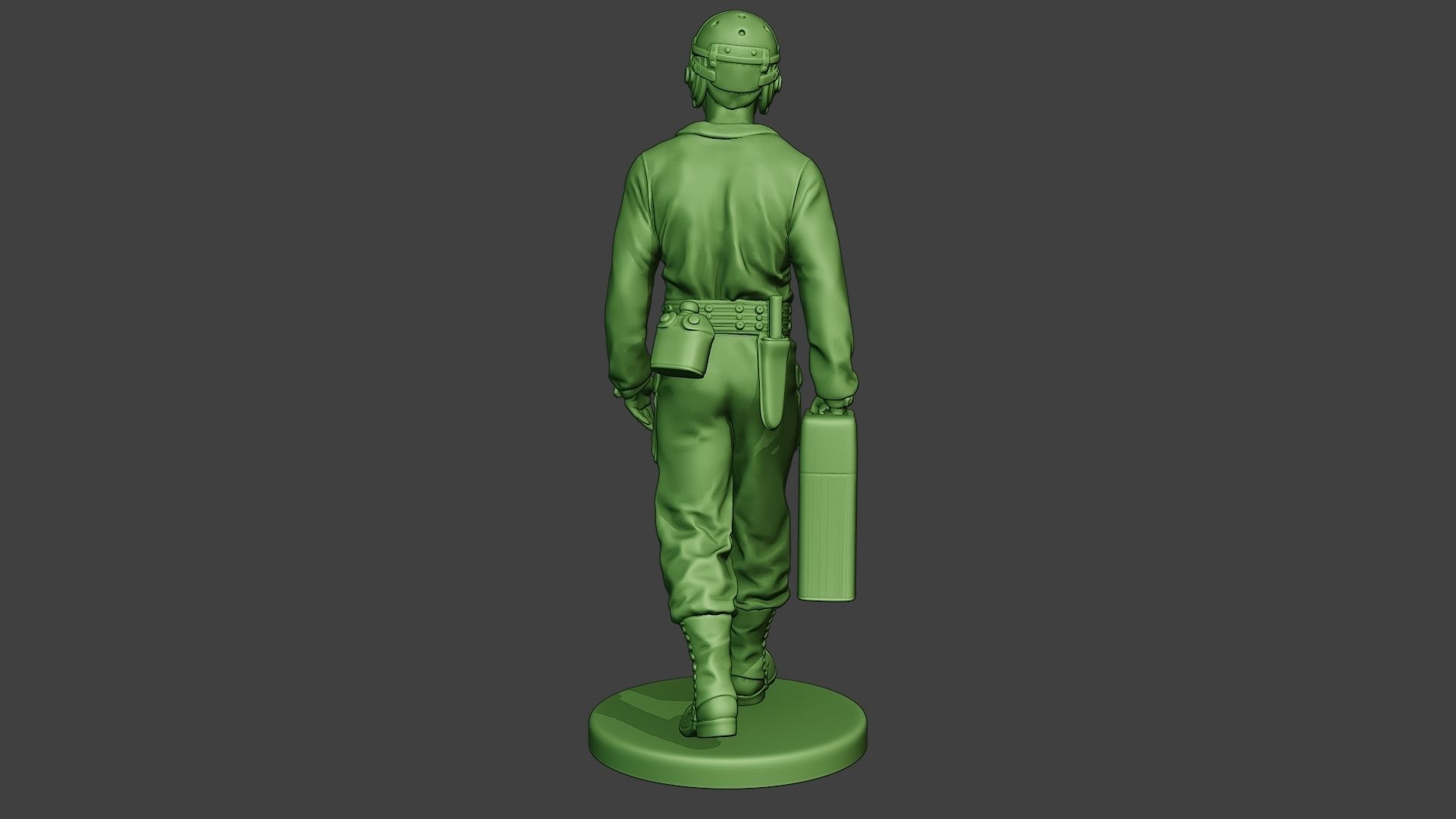 American Tank Crew unit ww2 Walk ATC1 3D print model_6