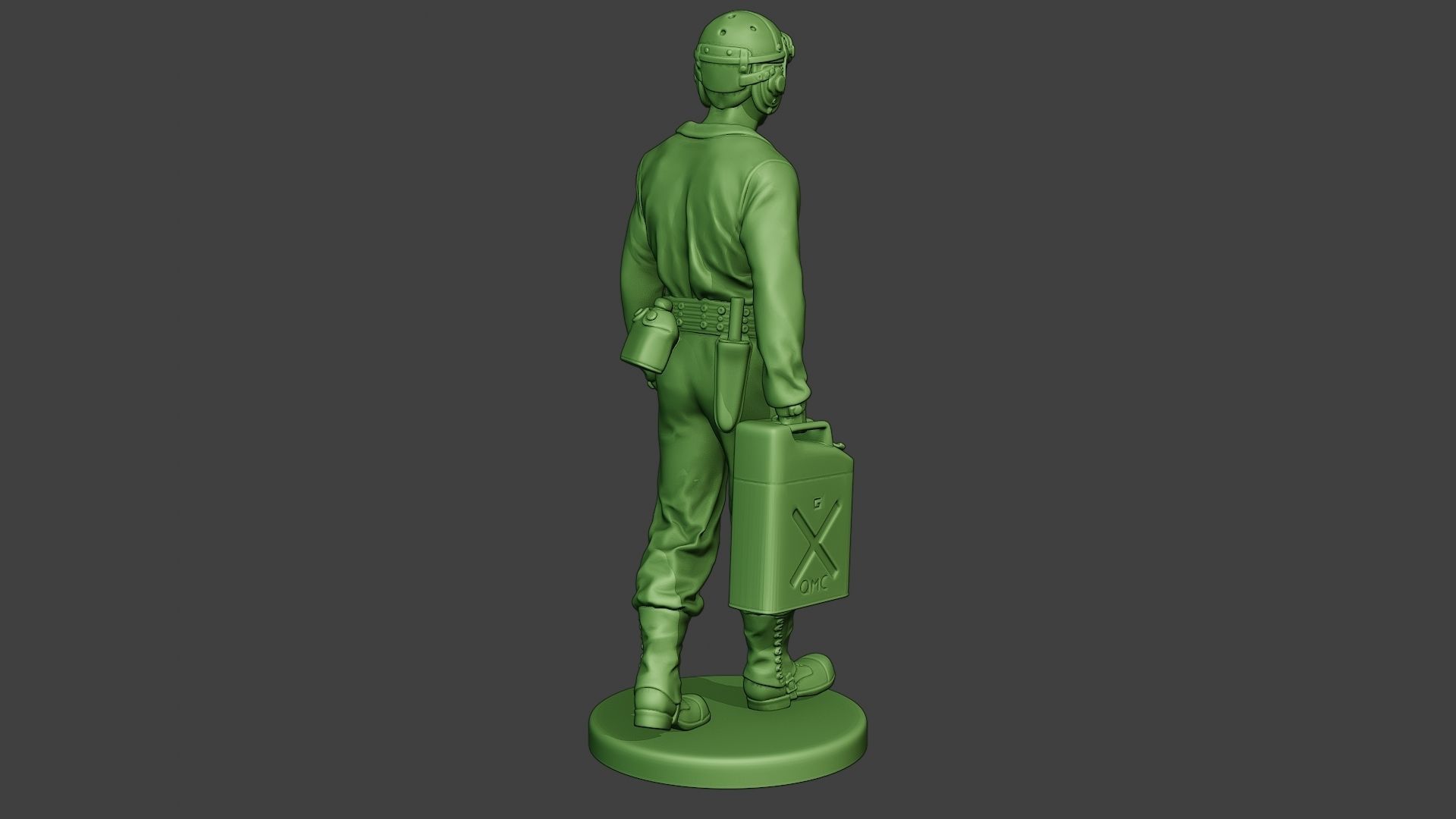 American Tank Crew unit ww2 Walk ATC1 3D print model_7