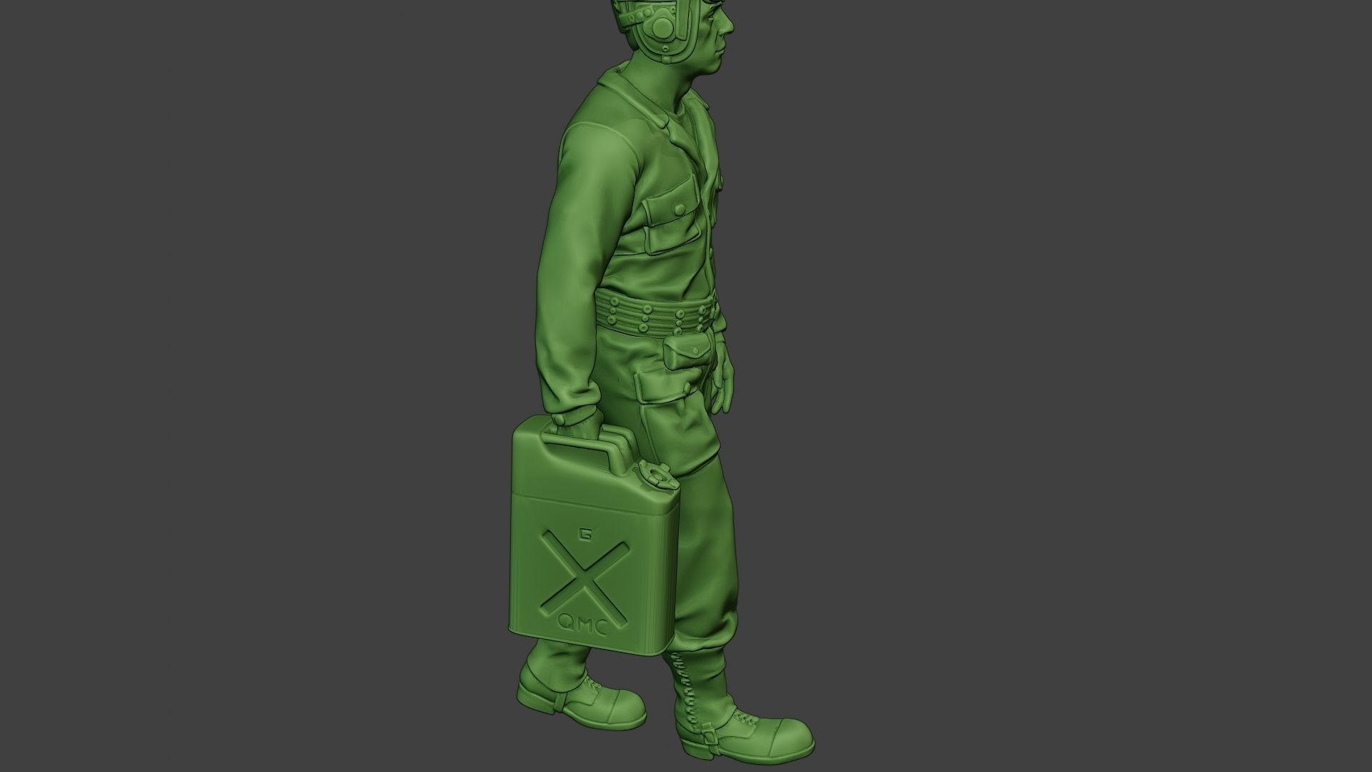 American Tank Crew unit ww2 Walk ATC1 3D print model_30