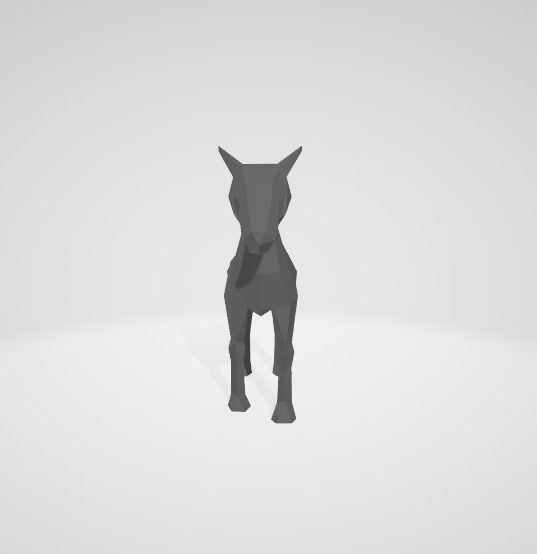 Ponyta Low Poly Pokemon 3D print model_1