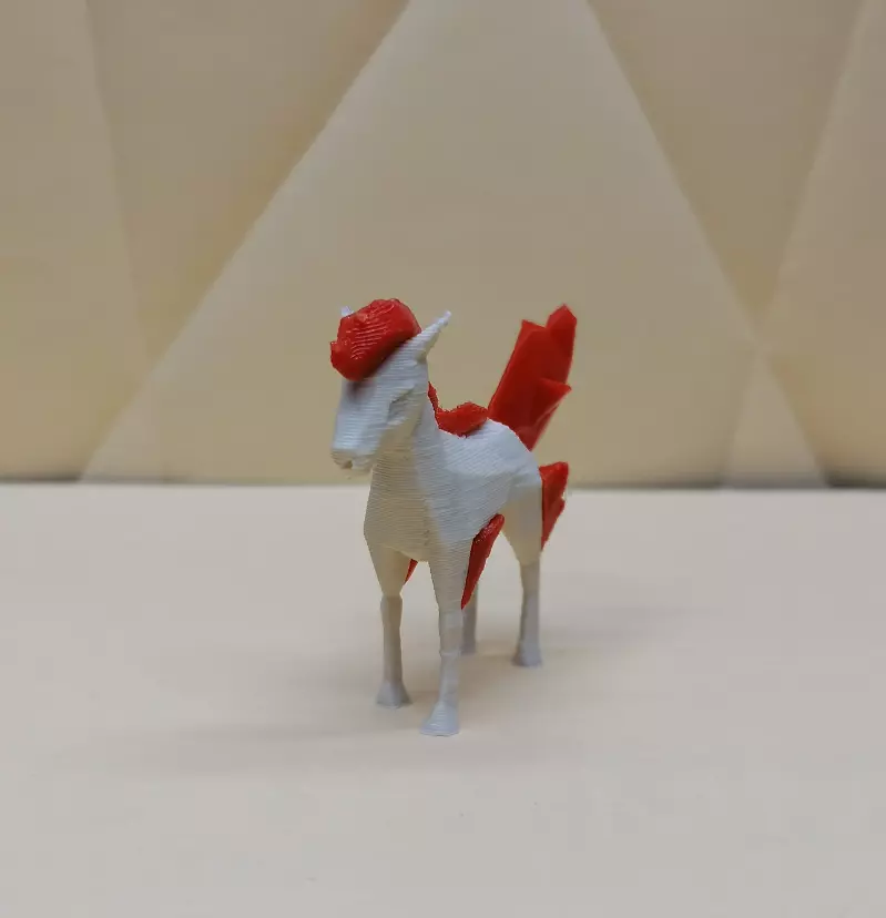Ponyta Low Poly Pokemon 3D print model_0