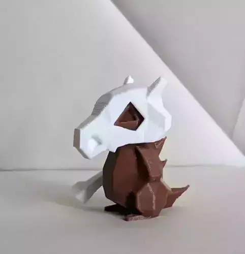 Cubone Low Poly Pokemon