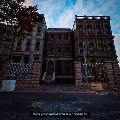 BROOKLYN BROWNSTONE REGULAR OLD BUILDING PACK - 7 BUILDING 5