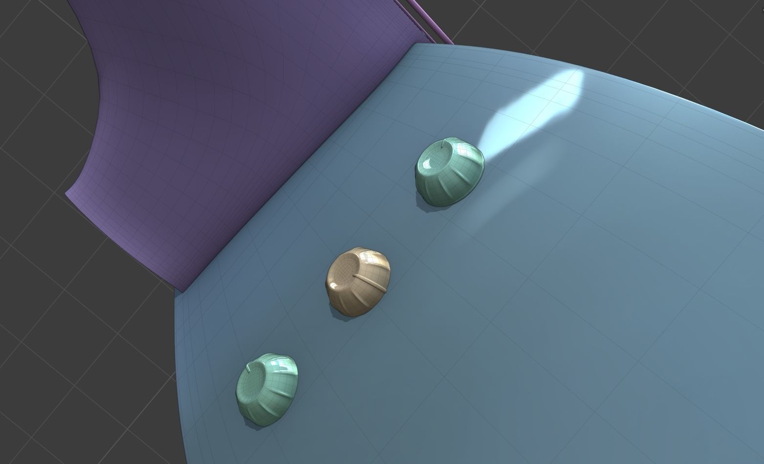 Taylor Guitar 313ce Low-poly 3D model_17