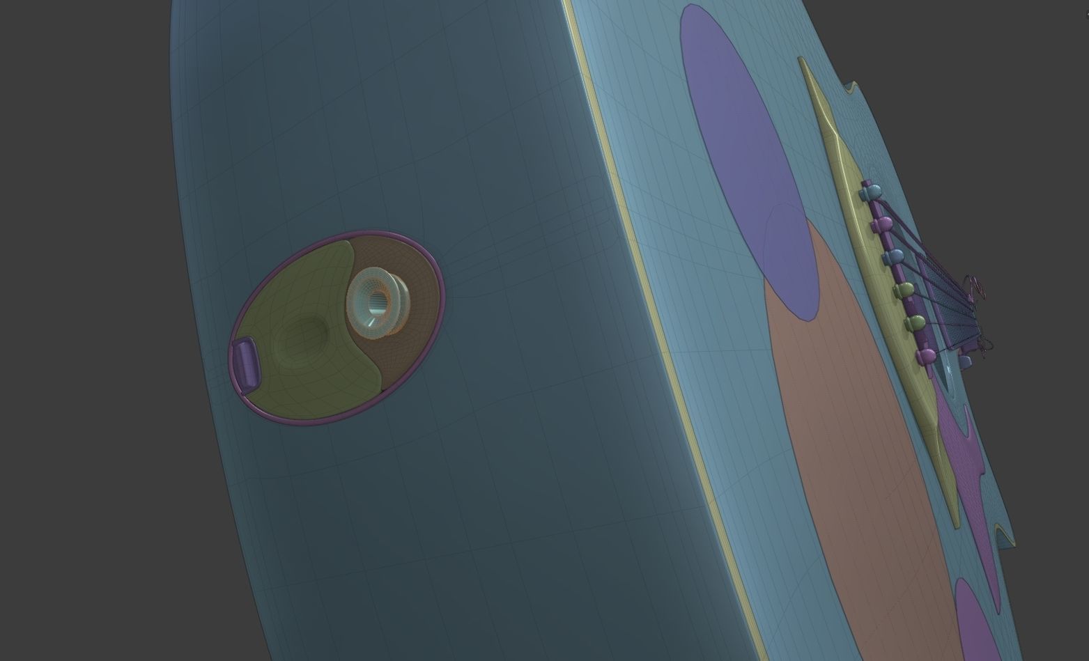 Taylor Guitar 313ce Low-poly 3D model_19