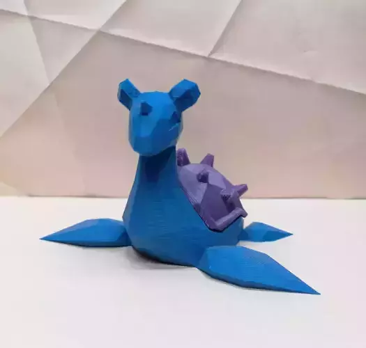 Lapras Low Poly Pokemon