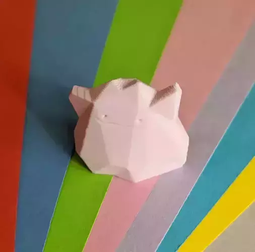 Ditto Low Poly Pokemon