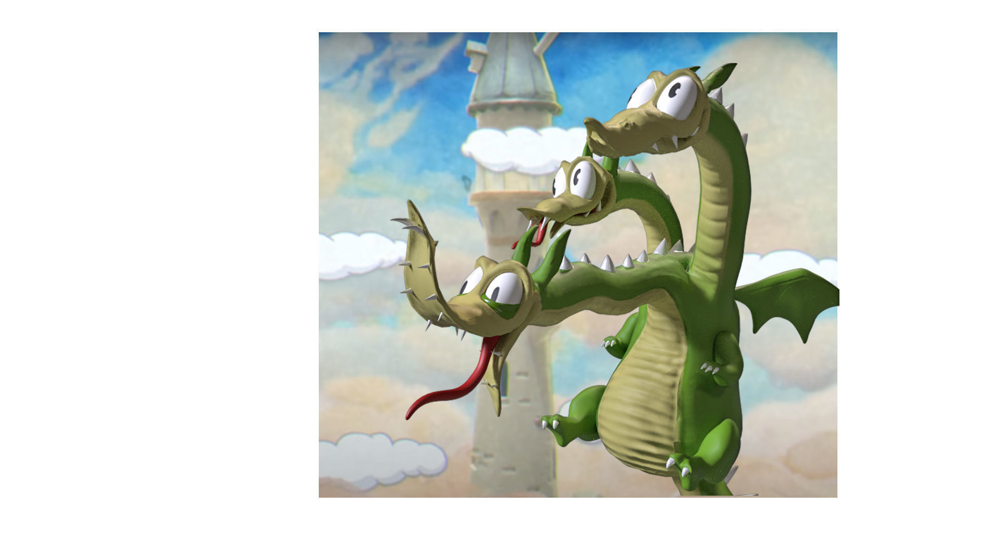 Green Match Cuphead 3D print model_1