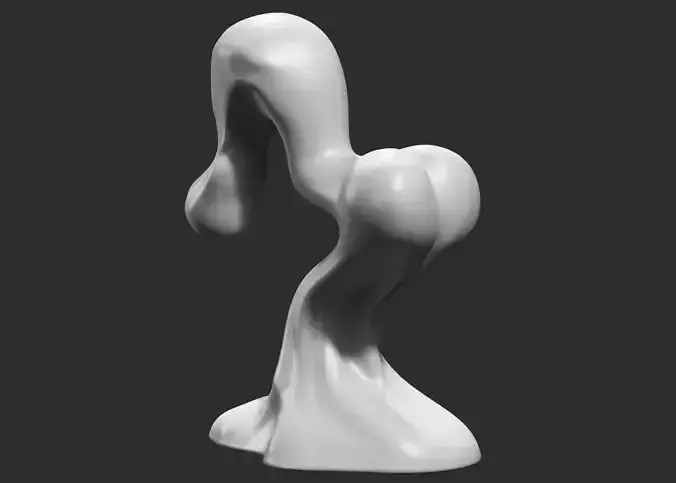 Modern Abstract Decorative sculpture 3d print model 56