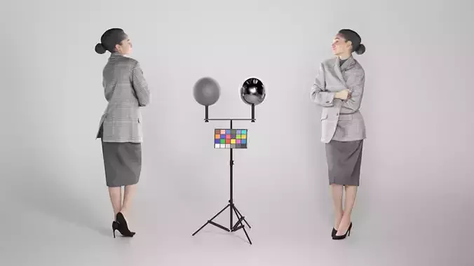 Attractive lady in dress and heels 280