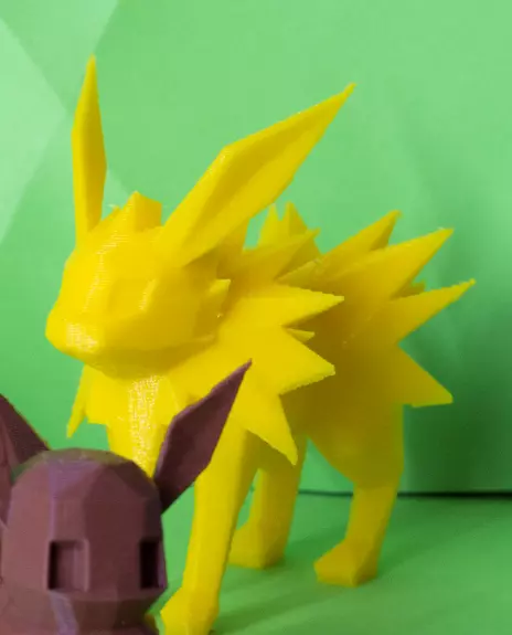 Jolteon Low Poly Pokemon 3D print model_0