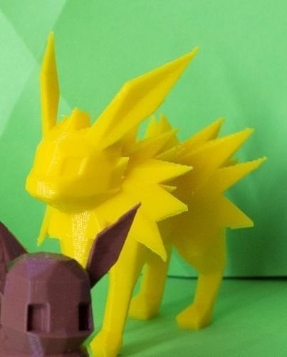 Jolteon Low Poly Pokemon 3D print model