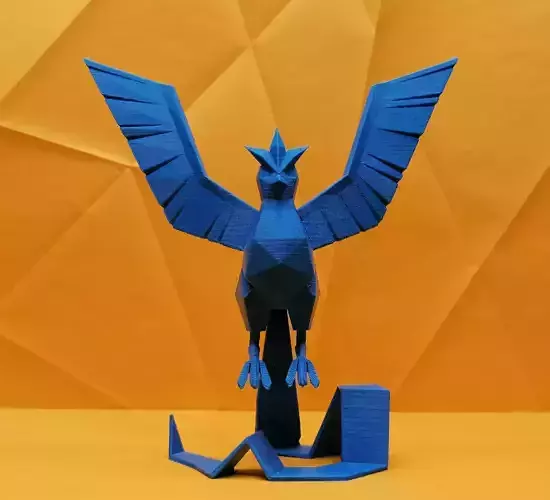 Articuno Low Poly Pokemon