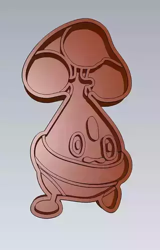 Pokemon Bronsly Cookie Cutter Stamp Cake Decorating