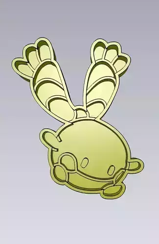 Pokemon Chingling Cookie Cutter Stamp Cake Decorating