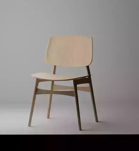 A stylized chair