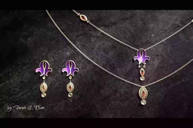 Pendent set 3dprint model