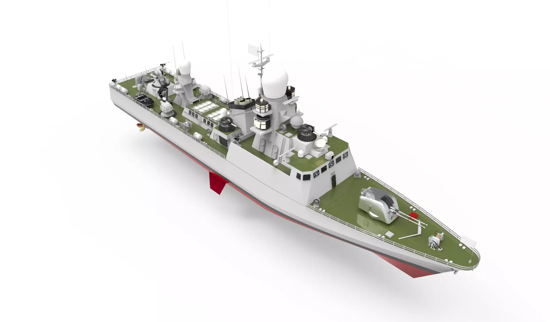 Buyan Class Corvette 3D model_0
