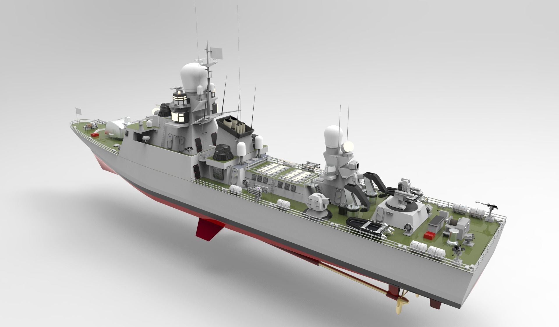 Buyan Class Corvette 3D model_1