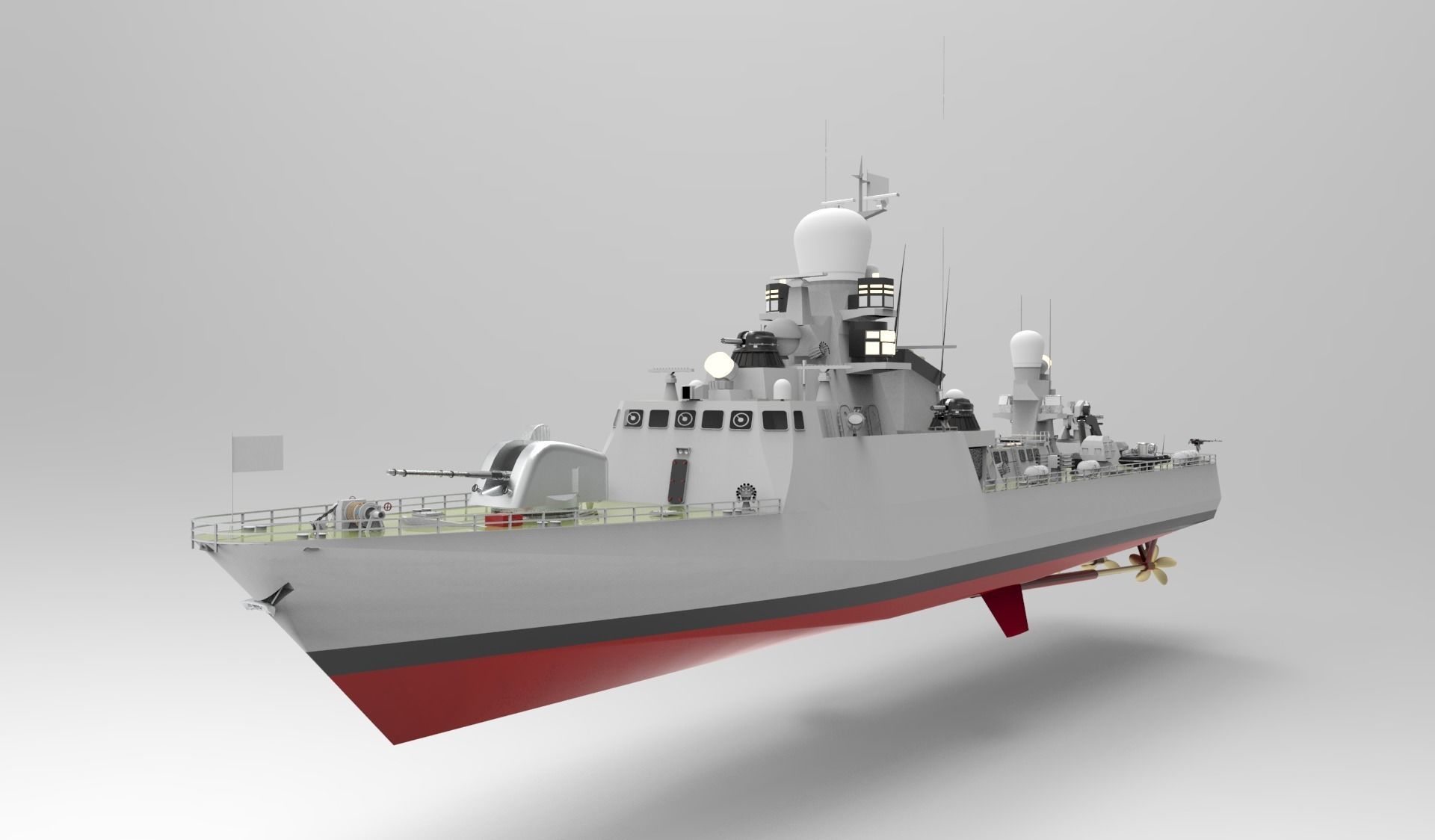 Buyan Class Corvette 3D model_2
