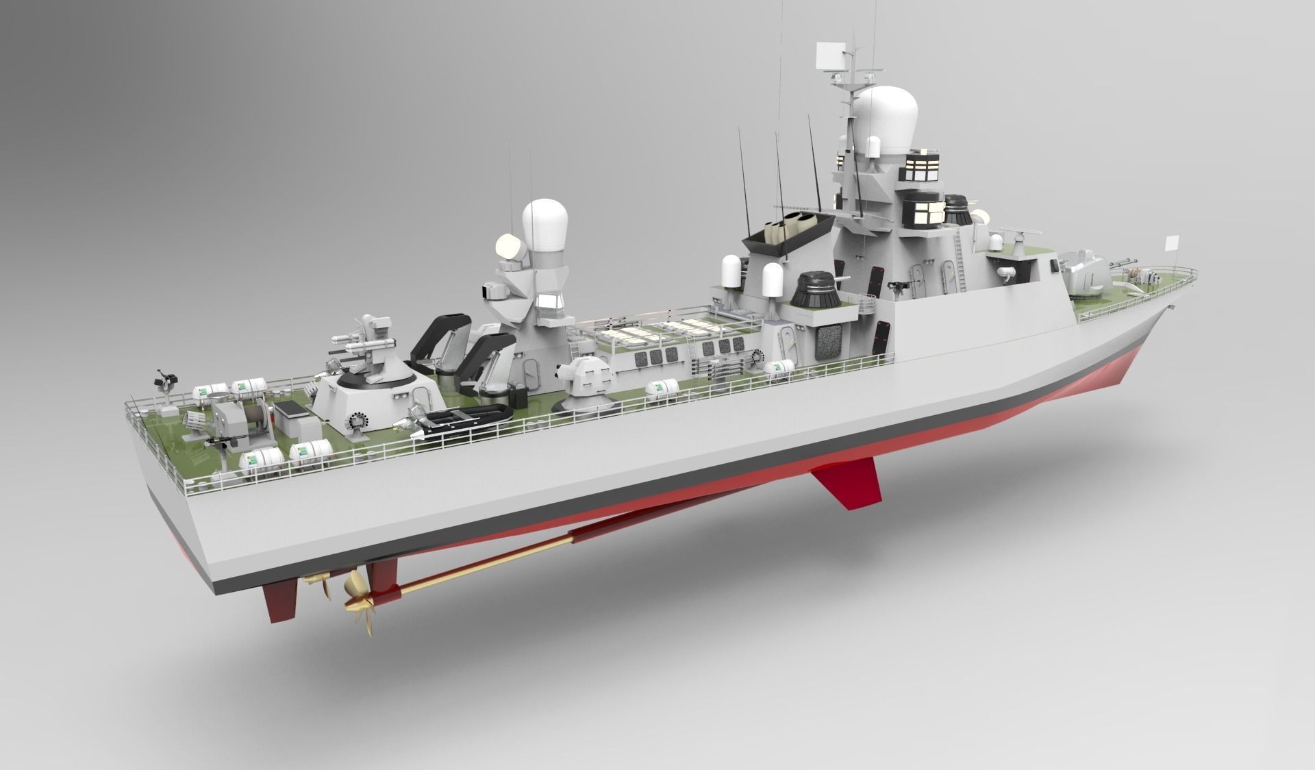 Buyan Class Corvette 3D model_9