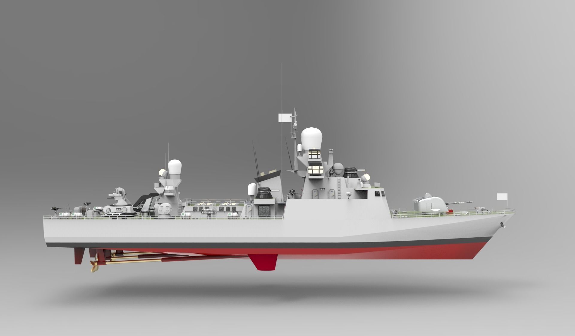 Buyan Class Corvette 3D model_5