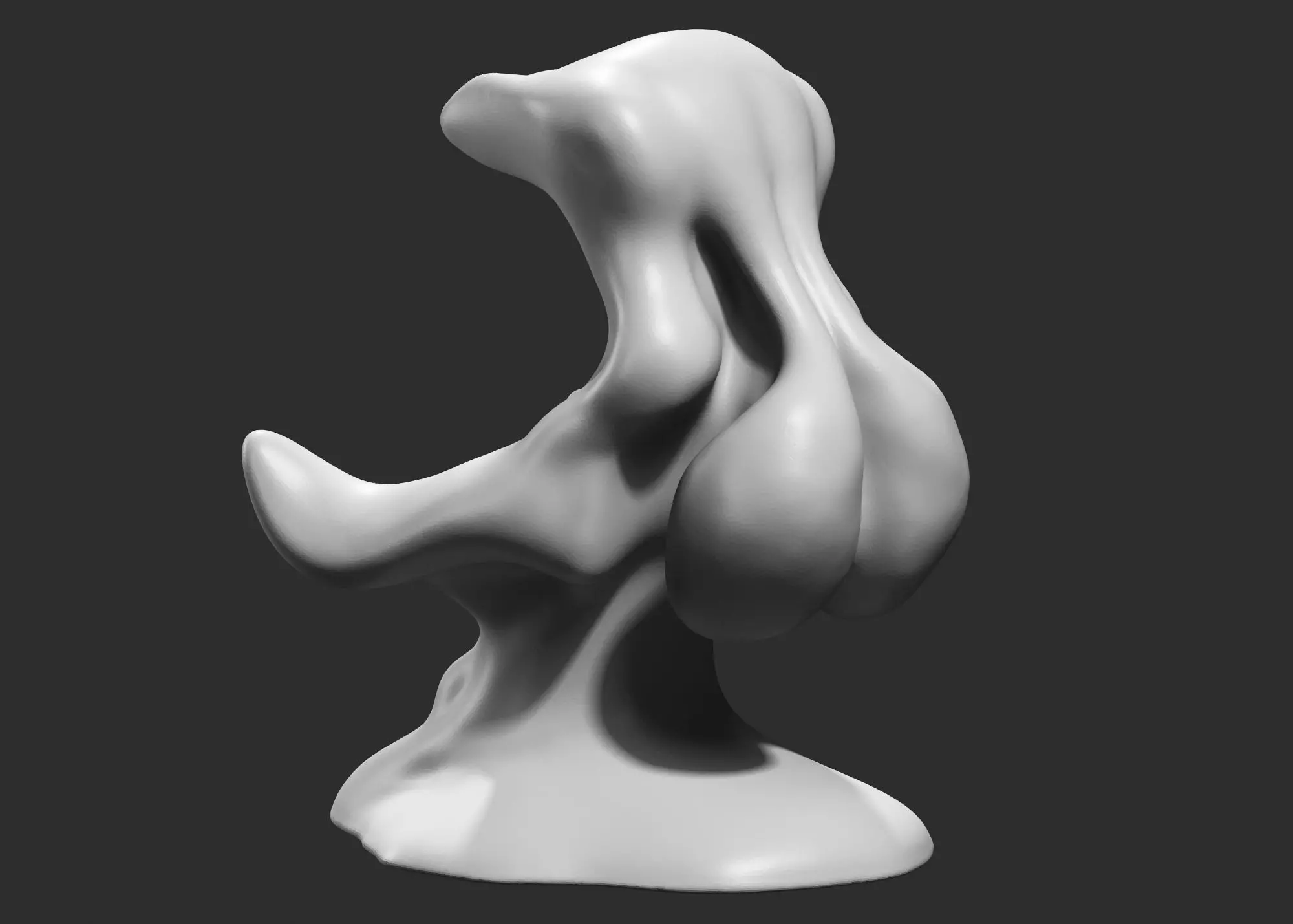 Modern Abstract Decorative sculpture 3d print model 58 3D print model