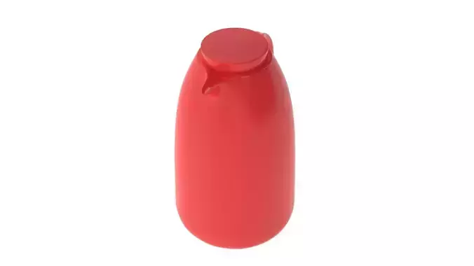 Flask plastic bottle