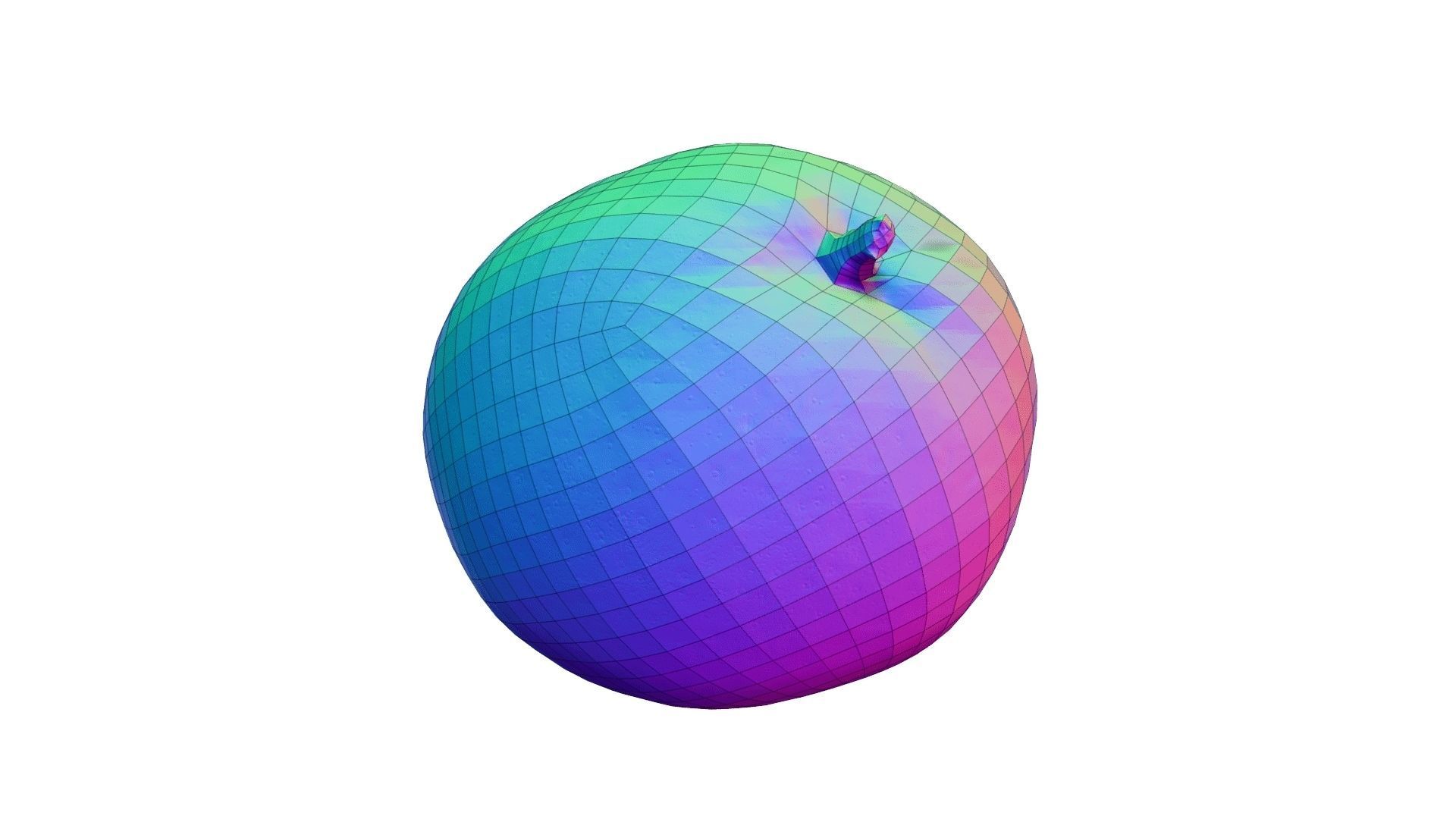 Tommy Atkins Mango - Real-Time Scanned Low-poly 3D model_5